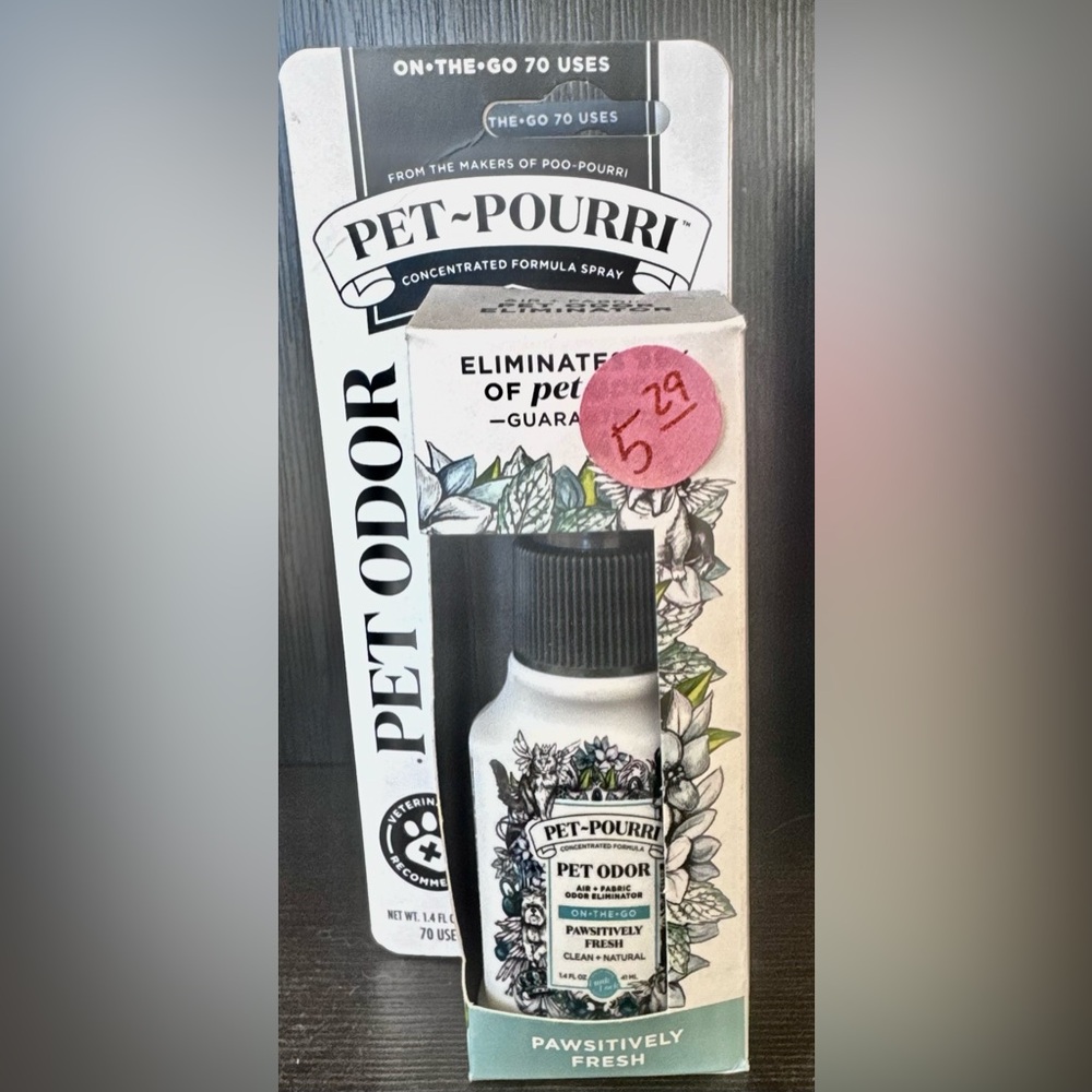 Pawsitively Fresh Pet-Pourri On-The-Go Pet Odor Eliminator Spray 1.4ml, 70 uses